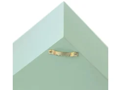 Prateleira| Prateleiras set de 3 MDF verde, amarelo e preto Multicor