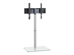 VCM Pés de suporte de TV Alani Vidro transparente A. 100 x L. 60 x P. 45 cm^ Móvel De Tv