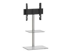 VCM Pés de suporte de TV Alani Vidro transparente A. 100 x L. 60 x P. 45 cm^ Móvel De Tv
