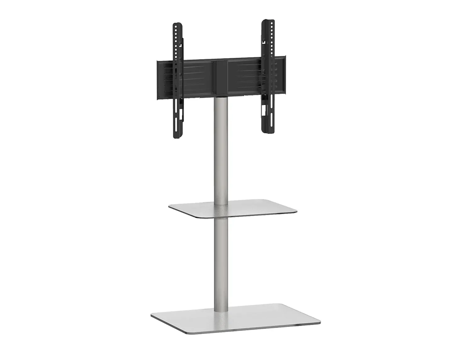 VCM Pés de suporte de TV Alani Vidro transparente A. 100 x L. 60 x P. 45 cm^ Móvel De Tv