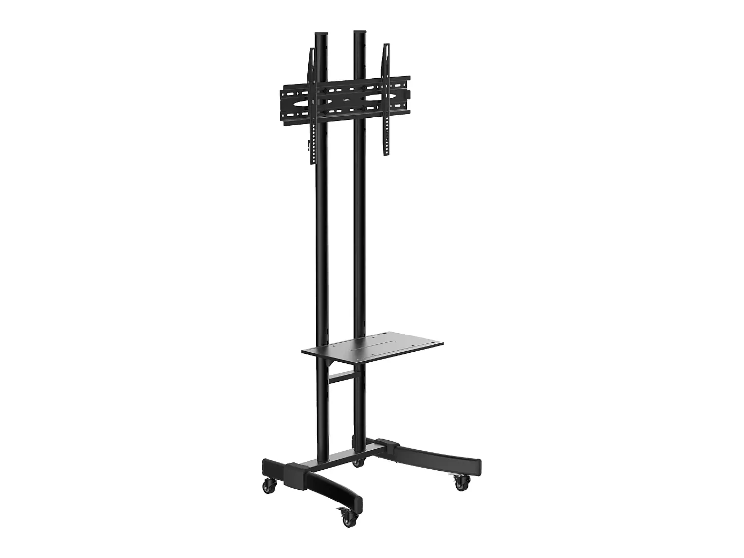 Móvel De Tv*VCM Pés de suporte de TV B-MS Preto A. 190 x L. 76 x P. 66 cm Multicor