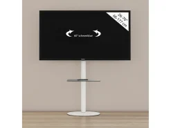 New VCM Pés de suporte de TV Cirla Branco A. 100 x L. 55 x P. 45 cm Multicor