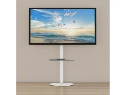 New VCM Pés de suporte de TV Cirla Branco A. 100 x L. 55 x P. 45 cm Multicor