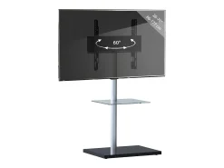 Discount VCM Pés de suporte de TV Nalano Preto A. 100 x L. 60 x P. 45 cm Multicor