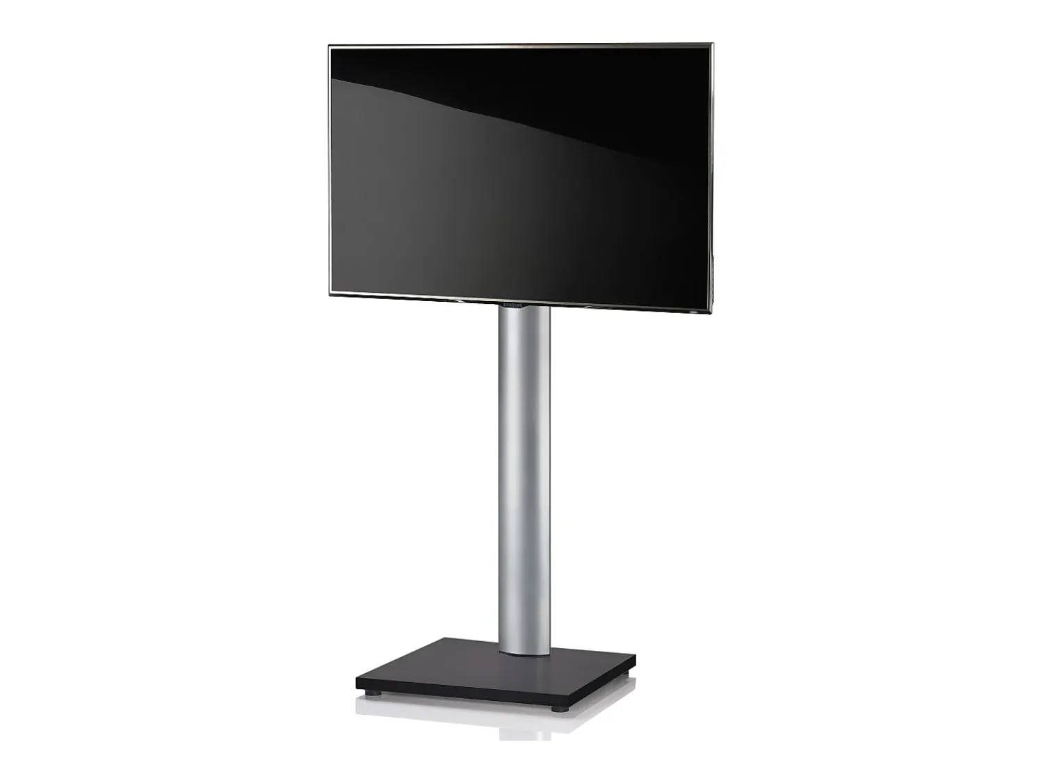 Móvel De Tv*VCM Pés de suporte de TV Onu Vidro preto A. 174 x L. 68 x P. 54 cm Multicor
