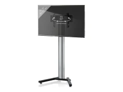 Móvel De Tv*VCM Pés de suporte de TV Stadino Prata A. 174 x L. 90 x P. 72 cm Multicor