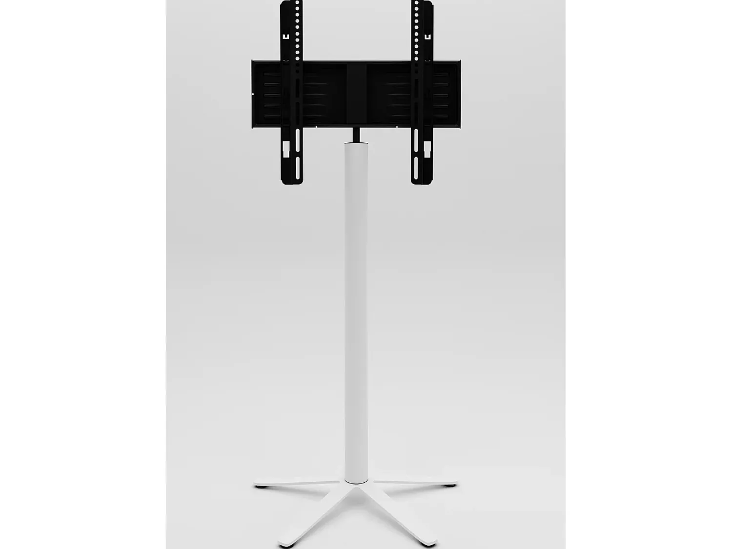 VCM Pés de suporte de TV Xila Branco A. 100 x L. 61 x P. 61 cm^ Móvel De Tv