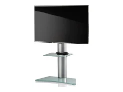 Móvel De Tv*VCM Pés de suporte de TV Zental Vidro fosco A. 111 x L. 80 x D 40 cm Verde
