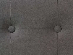 Hot Atmosphera Pufe Duplo Dobrável Lysandre Contemporary Veludo Cinza 76x38 cm Cinzento