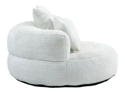 Sale Hauss Spole Puff com 3 almofadas - Para adultos e crianças - Chenille , não necessita de montagem Bege