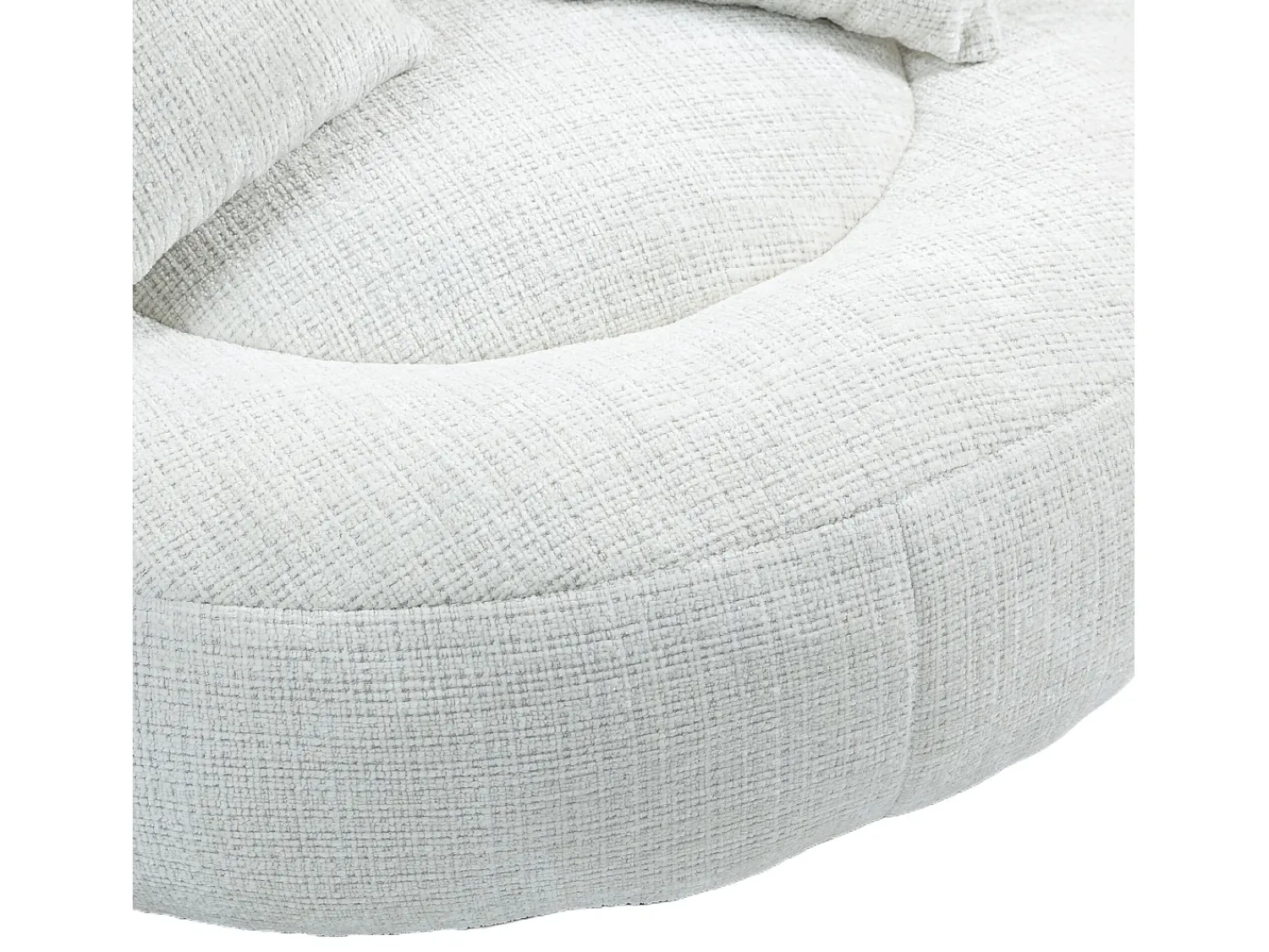 Sale Hauss Spole Puff com 3 almofadas - Para adultos e crianças - Chenille , não necessita de montagem Bege