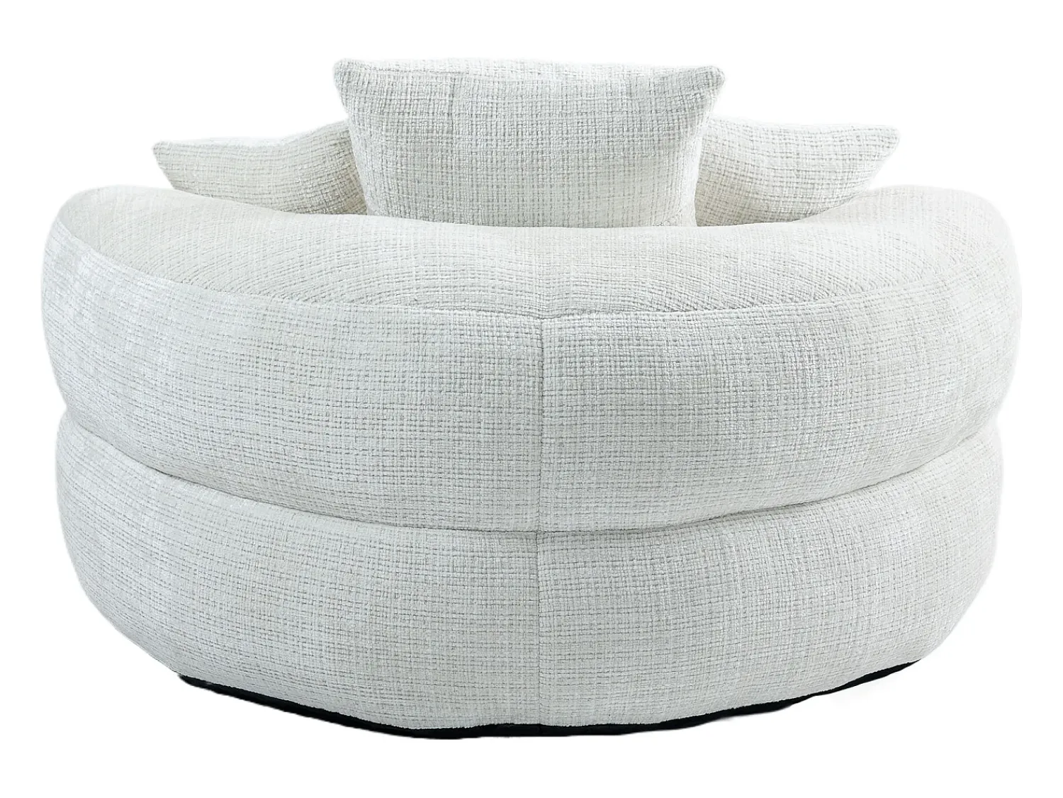Sale Hauss Spole Puff com 3 almofadas - Para adultos e crianças - Chenille , não necessita de montagem Bege