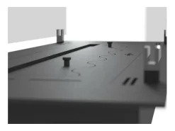 Lareira| Queimador de bioetanol 120cm em aço inoxidável , embutido ou independente, 4 litros com copos incluídos Preto