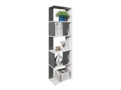 Prateleira|Vicco Raumteiler antracite/branco 45x23.6x162.6 Cinza antracite