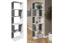 Prateleira|Vicco Raumteiler antracite/branco 45x23.6x162.6 Cinza antracite