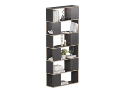 Prateleira|Vicco Raumteiler antracite/carvalho 80x24x186 eneos Preto