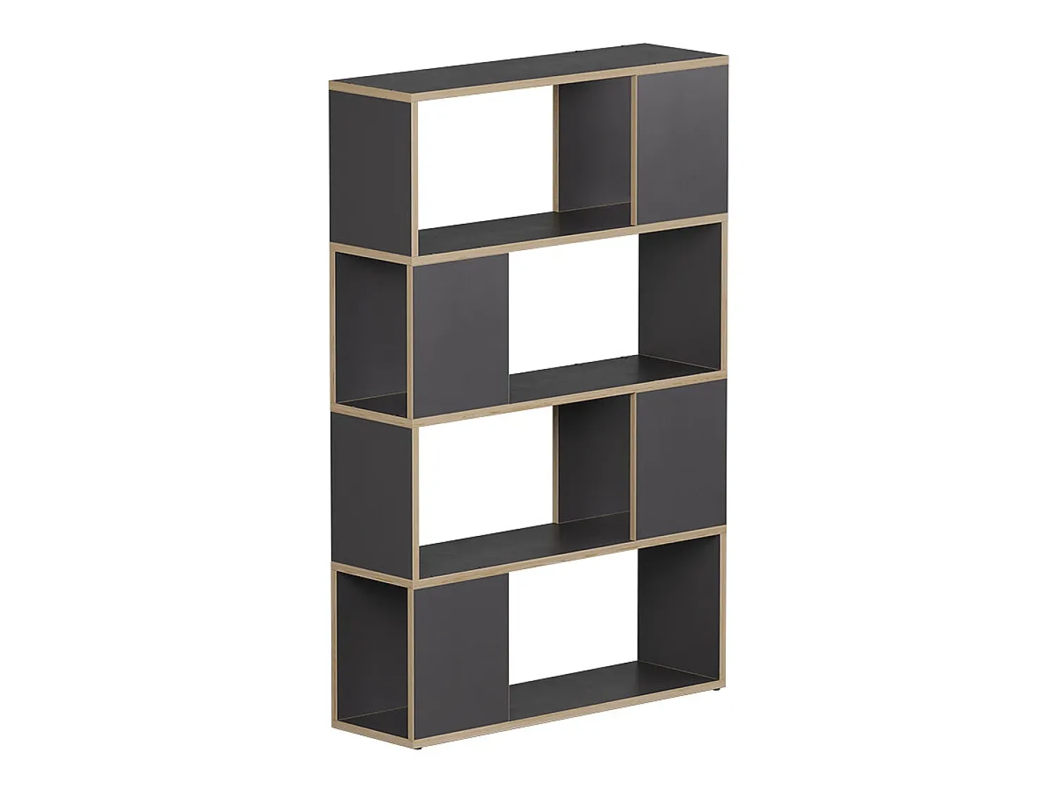 Prateleira|Vicco Raumteiler antracite/carvalho 80x24x124.5 eneos Preto