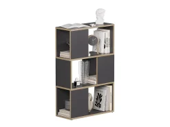 Sale Vicco Raumteiler antracite/carvalho 60x24x94 eneos Preto