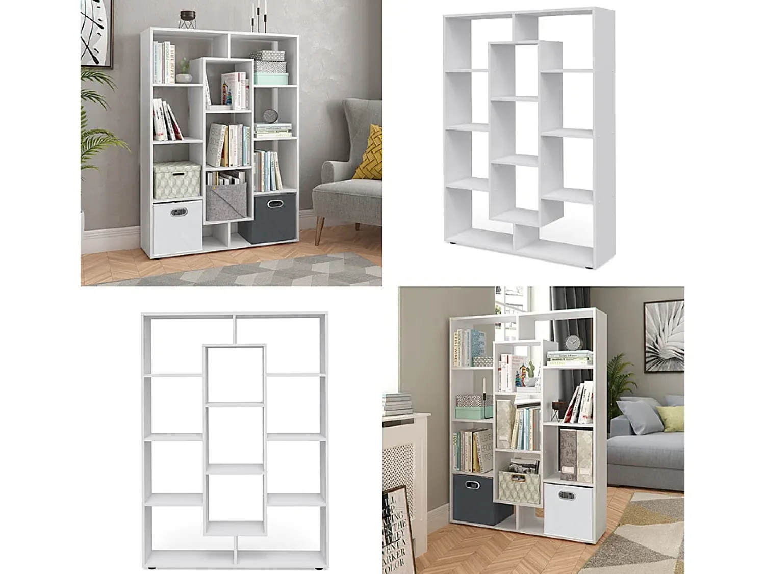 Vicco Raumteiler 107.2x29x143^ Prateleira