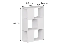 Prateleira*Vicco Raumteiler 60x24x94 eneos Branco
