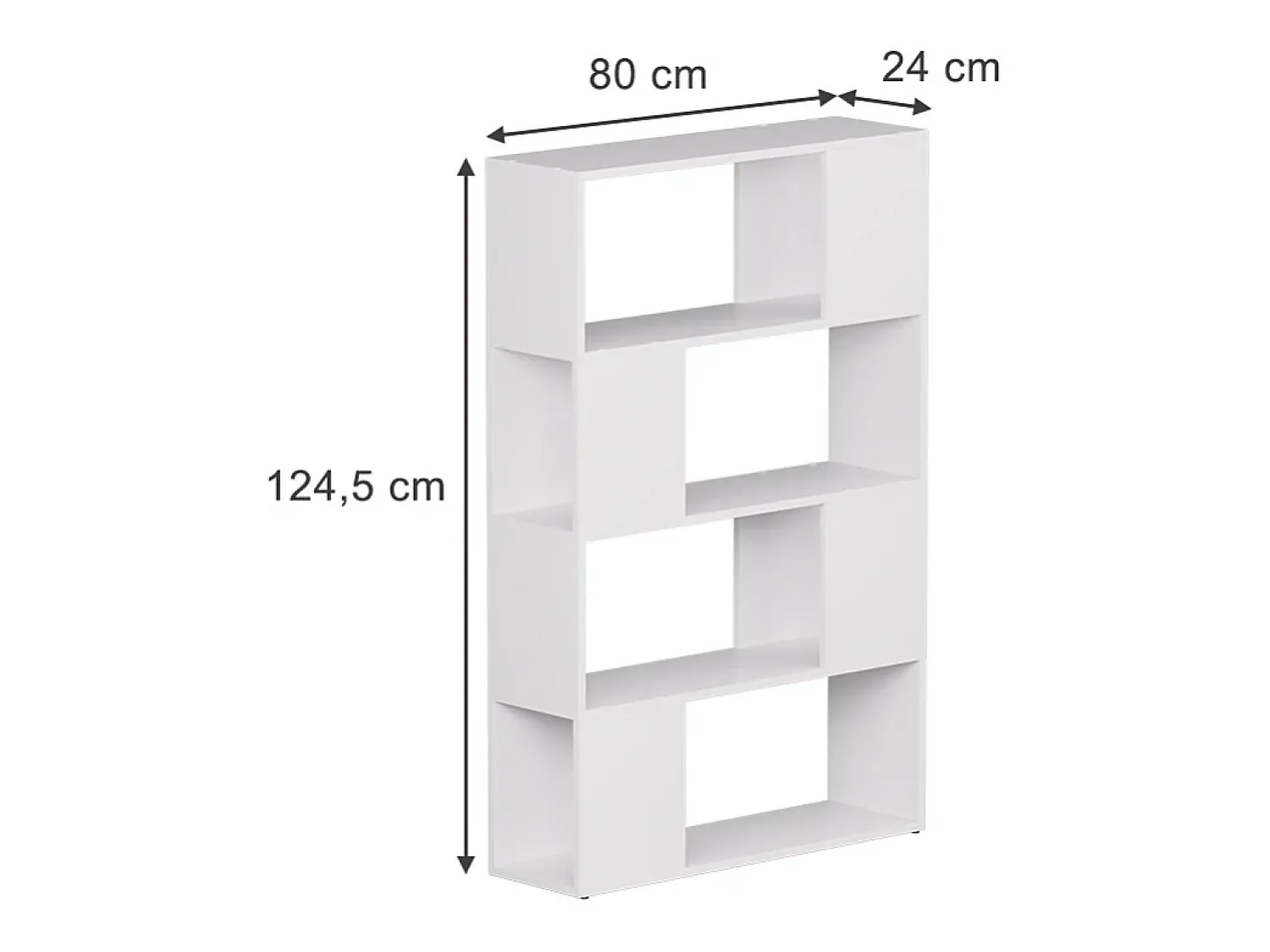 Discount Vicco Raumteiler 80x24x124.5 eneos Branco