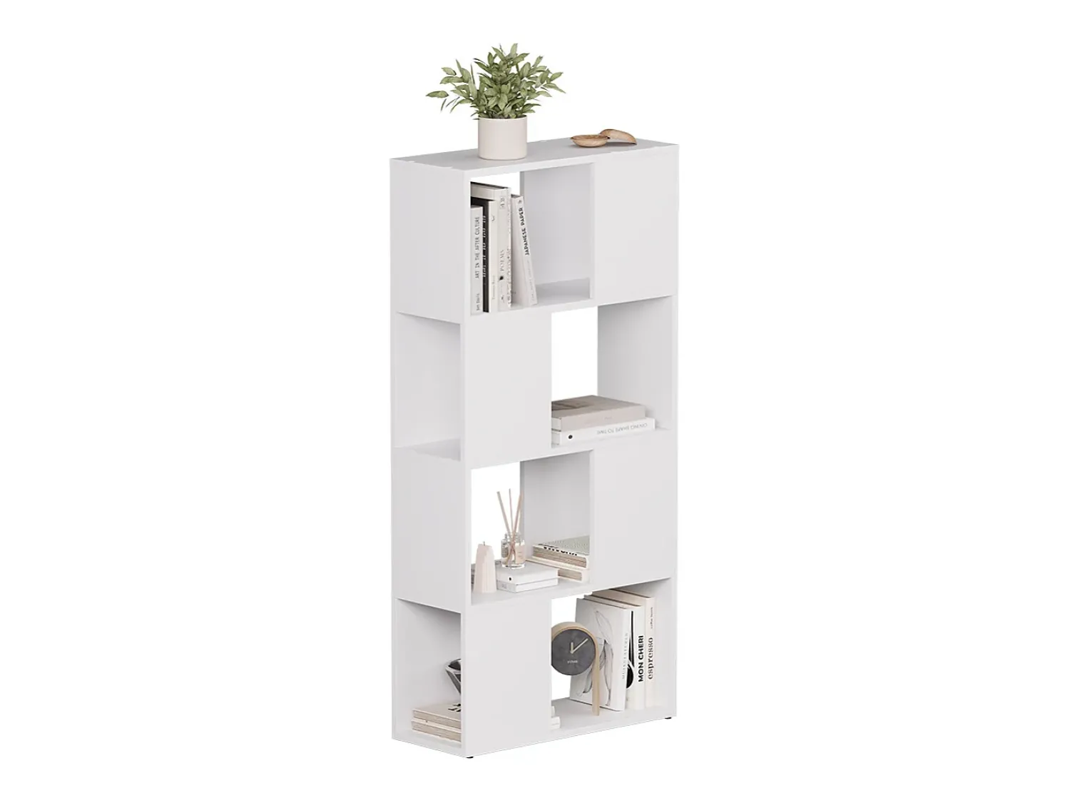 Prateleira|Vicco Raumteiler 60x24x124.5 eneos Branco