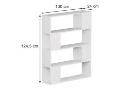 Prateleira*Vicco Raumteiler 100x24x124.5 eneos Branco