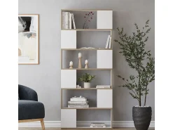 Prateleira|Vicco Raumteiler /carvalho 80x24x186 eneos Branco