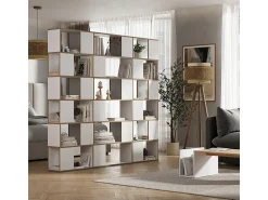 Prateleira|Vicco Raumteiler /carvalho 80x24x186 eneos Branco
