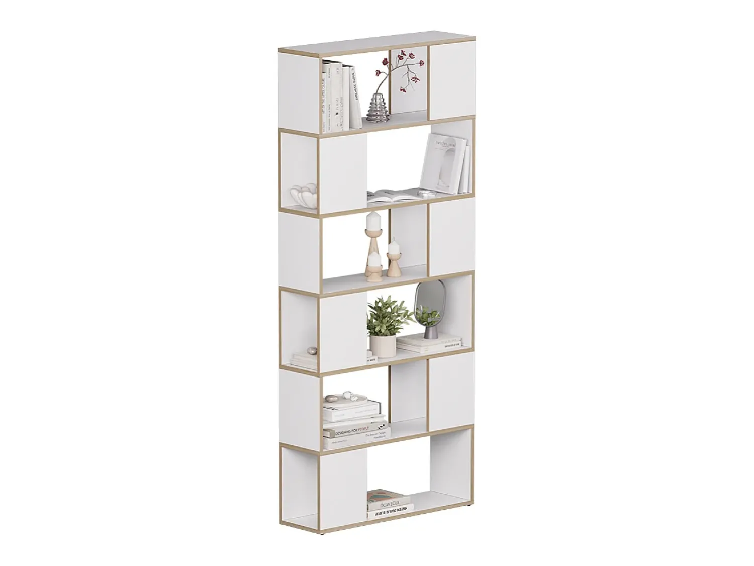Prateleira|Vicco Raumteiler /carvalho 80x24x186 eneos Branco