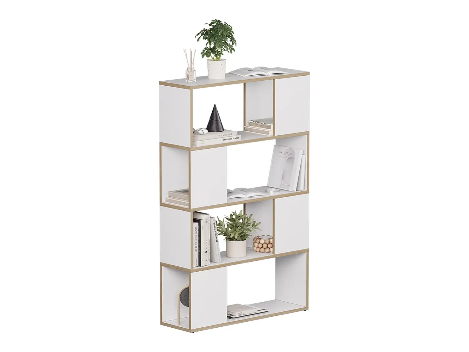 Prateleira|Vicco Raumteiler /carvalho 80x24x124.5 eneos Branco