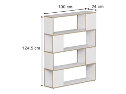 Discount Vicco Raumteiler /carvalho 100x24x124.5 eneos Branco