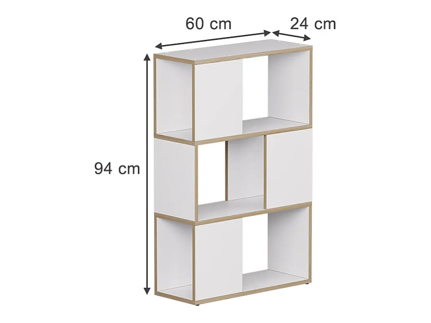 Online Vicco Raumteiler /carvalho 60x24x94 eneos Branco