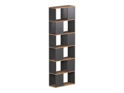 Prateleira*Vicco Raumteiler carvalho antracite/goldkraft 60x24x186 eneos Cinza antracite