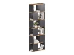 Prateleira*Vicco Raumteiler carvalho antracite/goldkraft 60x24x186 eneos Cinza antracite
