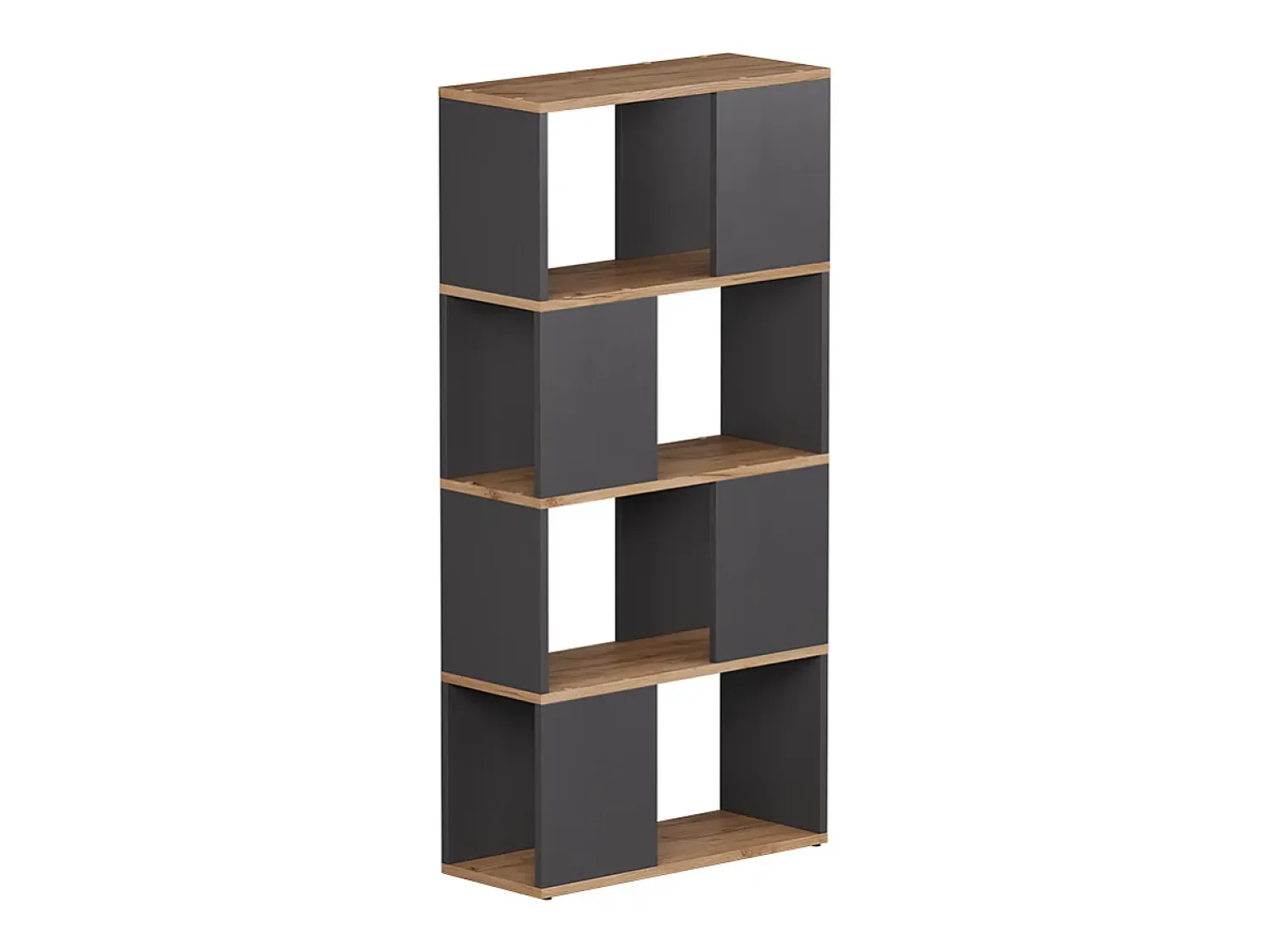 Outlet Vicco Raumteiler carvalho antracite/goldkraft 60x24x124.5 eneos Cinza antracite