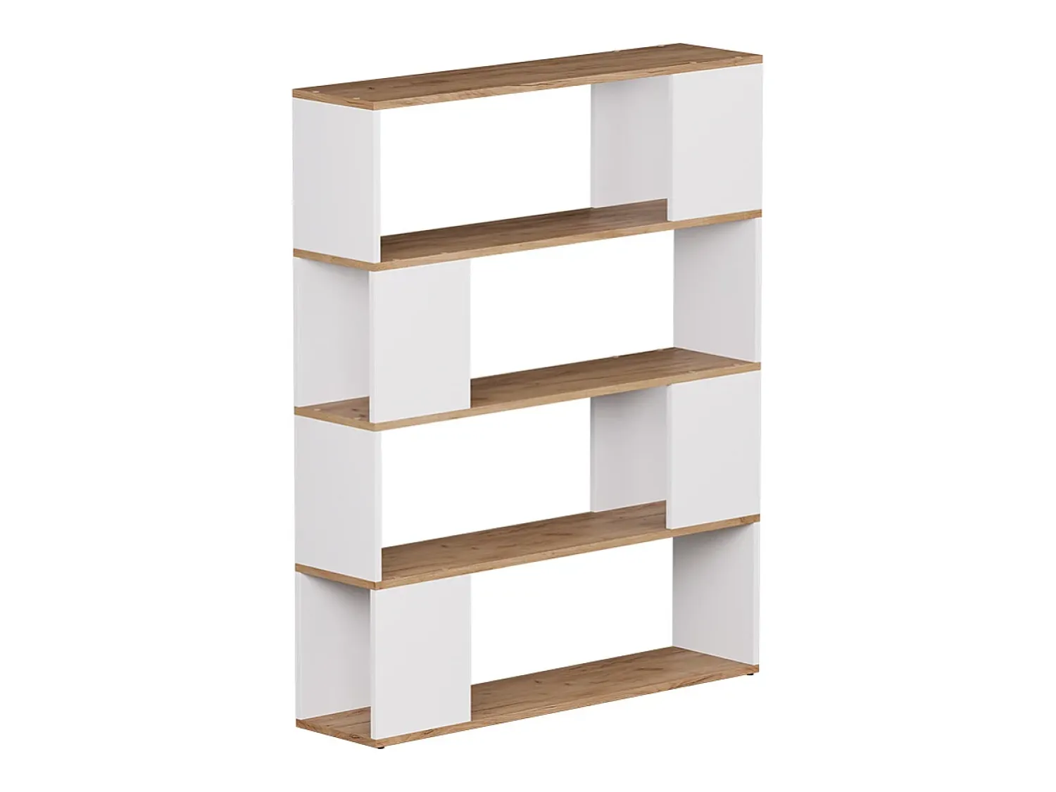 Prateleira|Vicco Raumteiler carvalho branco/dourado 100x24x124.5 eneos Natural escuro
