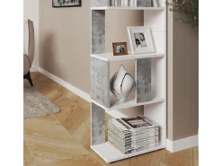 Online Vicco Raumteiler concreto/branco 45x23.6x162.6 Cinzento claro