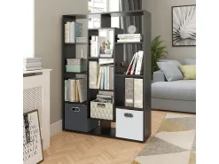 Prateleira|Vicco Raumteiler 107.2x29x143 Preto