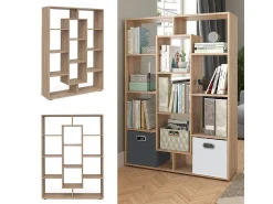 Prateleira*Vicco Raumteiler sonoma 107.2x29x143 Natural claro