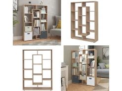 Prateleira*Vicco Raumteiler sonoma 107.2x29x143 Natural claro
