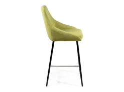 Banco| Ray - Banqueta de tecido - Conjunto de 1 peça Verde