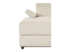 Loft24 Rayland | Sofá Chaiselong 3 Lugares Esquerdo Elétrico Branco
