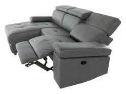 Sofá*Loft24 Rayland | Sofá Chaiselong 3 Lugares Esquerdo Manuel Cinzento