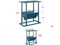 Mesa De Apoio|Novogratz Regal | Mesa de apoio em Azul