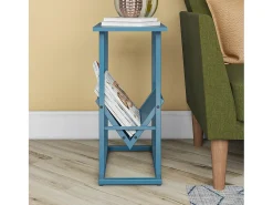 Mesa De Apoio|Novogratz Regal | Mesa de apoio em Azul