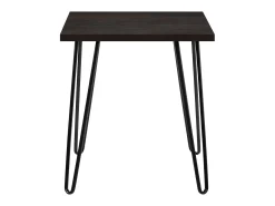 Mesa De Apoio*Dorel Home Regal | Mesa de centro com 1 prateleira em efeito nogueira com estrutura metálica Castanho