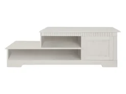 Móvel De Tv*Loft24 Rene | Móvel TV com 2 portas de correr em MDF Branco