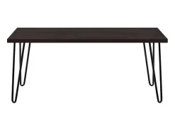 Dorel Home Revestimento a pó do tampo decorativo da mesa em rosa metálico Castanho