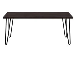 Dorel Home Revestimento a pó do tampo decorativo da mesa em rosa metálico Castanho